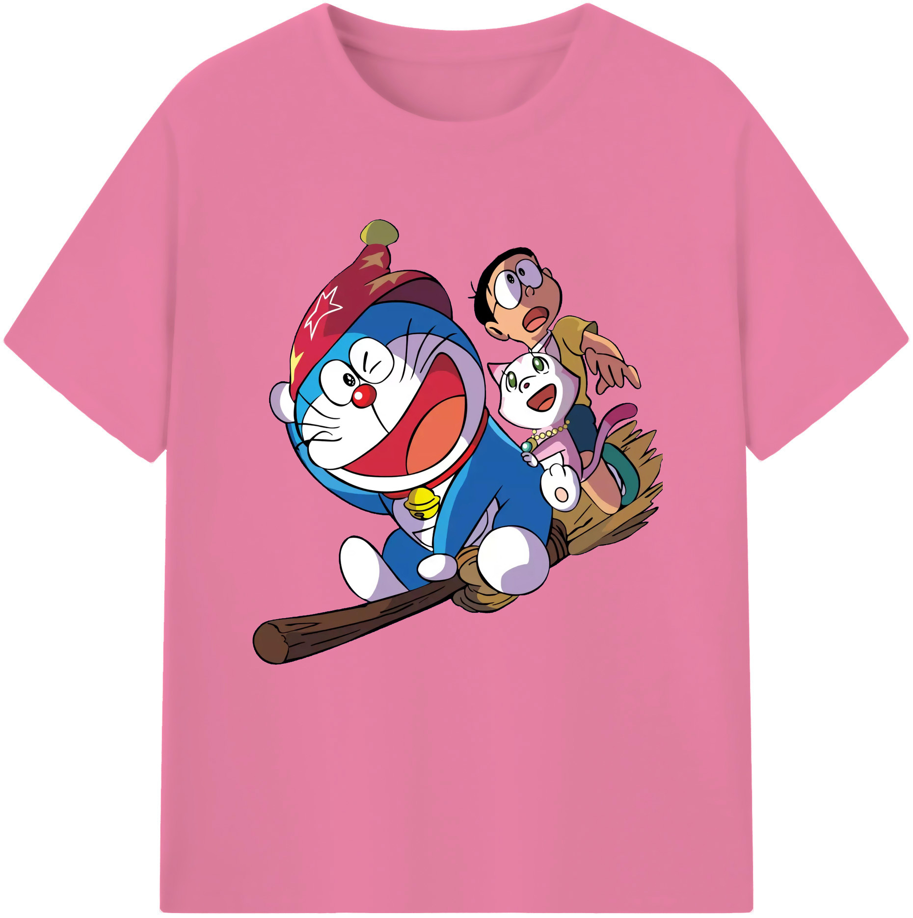 （画像用） ドラえもん Doraemon 綿100％半袖Tシャツ（フロントプリント）